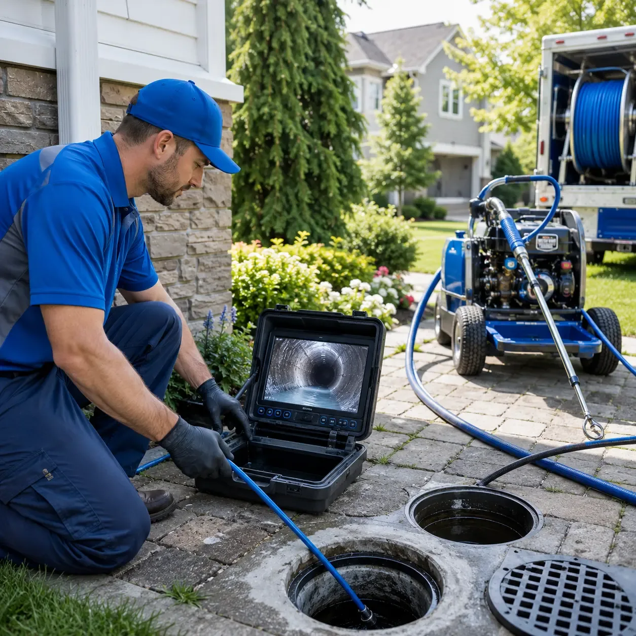Outdoor drain cleaning professionals serving Indian Mound, TN